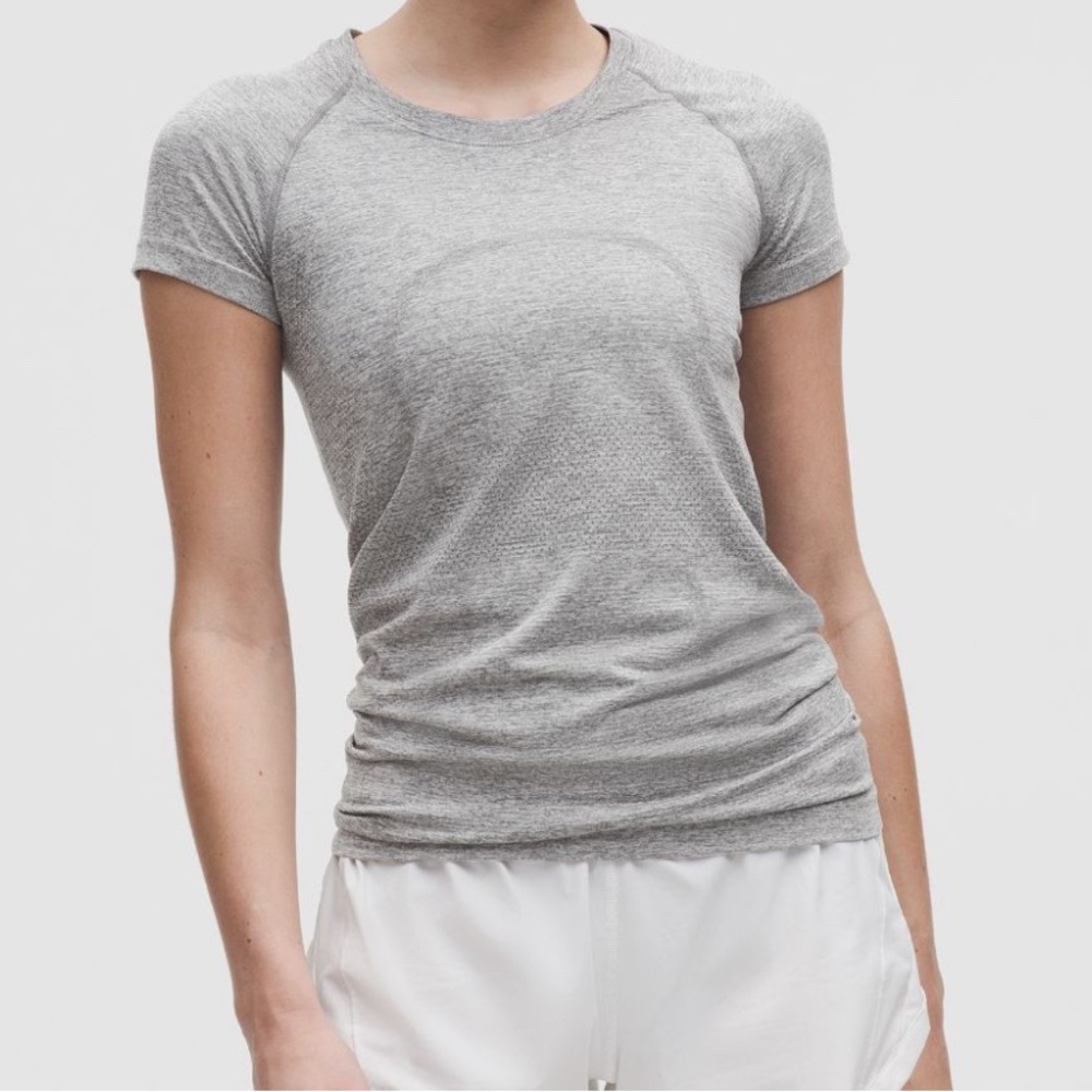 Lululemon Athletica Slate Gray Swiftly Tech- Short Sleeve